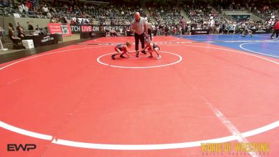 66 lbs Consi Of 8 #1 - Kennedy Wheeler, Contender Wrestling Academy vs Bree Johnson, Standfast