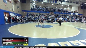 135lbs Cons. Round 4 - Brooke Legoe, Squalicum (Girls) vs Ariel Evans, North Mason (Girls)