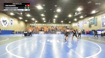 285 lbs Cons. Round 4 - Jason Navarrete, Woodlake vs Jose Bautista, Santa Maria