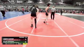 125 lbs Champ. Round 1 - Joseph Garner, Lebanon Yellowjacket Wrestling-AAA  vs Rylee Dupignac, Lathrop Youth Wrestling Club-AAA