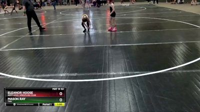 65 lbs Cons. Round 1 - Mason Ray, TWC vs Eleanor Hoose, Next Level Wrestling Club