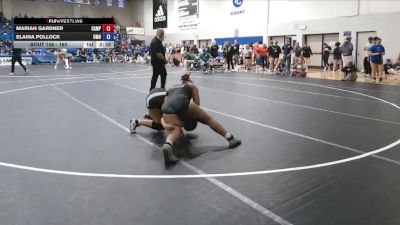 160 lbs Cons. Round 2 - Mariah Gardner, Campbellsville University vs Elaina Pollock, Mount Olive