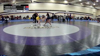 160 lbs Cons. Round 4 - Jordan Palmer, John Carroll University vs Phoenix Waters, Siena Heights University