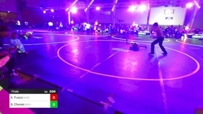 46 lbs Final - Kai Fusco, Sandpoint Legacy WC vs Brooks Chavez, Backyard Brawlers