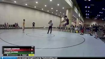 106 lbs Round 4 (10 Team) - Taegan Gilmore, Medina HS vs Zachary Sherman, Yeti Wrestling