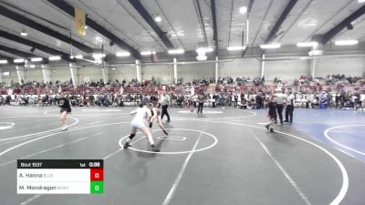 109 lbs Consi Of 8 #2 - Avery Hanna, Blue Thunder Wrestling vs Makiya Mondragon, Monte Vista Takedown Club