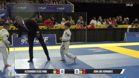 John Luke Hernandez vs Alessandro Felice Puno 2026 Pan Kids Jiu-Jitsu IBJJF Championship