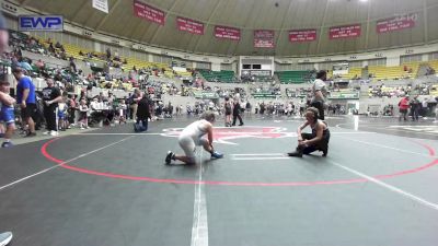 75 lbs Round Of 16 - Manny Alvarez, Little Rock Wrestling Club vs Arabella Kearns, Saints Wrestling Club