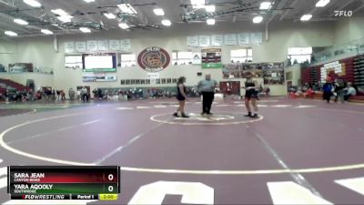 114 lbs Champ. Round 1 - Sara Jean, Canyon Ridge vs Yara Aqooly, Southridge