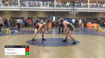 Consolation - Justin Hayward, Bloomsburg vs Chase Archangelo, Cleveland State