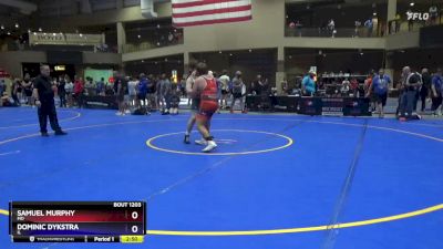 215 lbs Quarterfinal - Samuel Murphy, MO vs Dominic Dykstra, IL