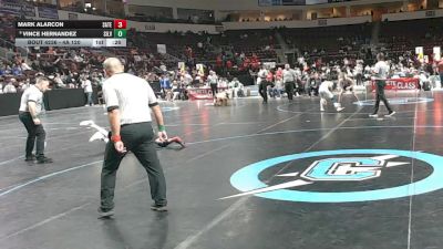 4A 120 lbs Cons. Round 2 - Mark Alarcon, Santa Teresa vs Vince Hernandez, Silver