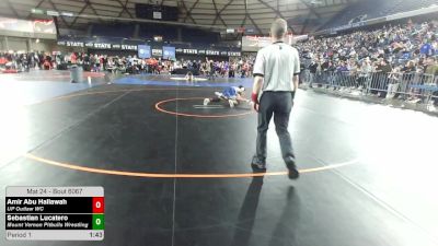 138 lbs Champ. Rd Of 16 - Amir Abu Hallawah, UP Outlaw WC vs Sebastian Lucatero, Mount Vernon Pitbulls Wrestling