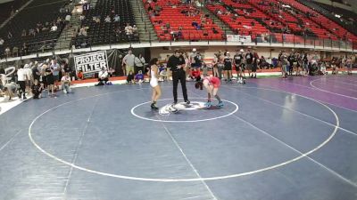 105 lbs Champ. Round 3 - Chloe Obuhanych, Hawaii vs Ronelle Laforge, Montana