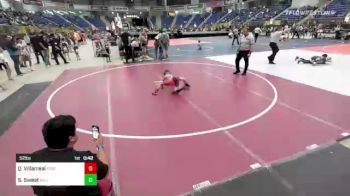 52 lbs Semifinal - Quentin Villarreal, Fort Hall Legends vs Sadie (TC) Sweat, Kalispell WC