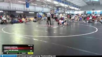 160 lbs Semis & 3rd Wb (16 Team) - Conner Horton, Alabama Elite - White vs Cash Welbourne, CIAW