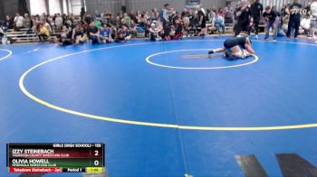 155 lbs Round 2 - Izzy Steinebach, Thurston County Wrestling Club vs Olivia Howell, Peninsula Wrestling Club
