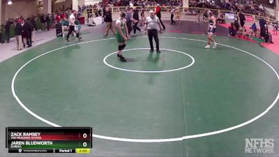 150 lbs Quarterfinal - Jaren Bludworth, Eureka vs Zack Ramsey, The Meadows School