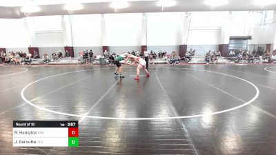 165 lbs Round Of 16 - Reid Hampton, Virginia Military Institute - UNATT vs Jaxon Garoutte, Utah Valley