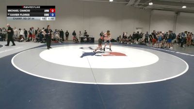 65 kg Champ. Rd Of 64 - Michael Ciancio, Aviators Wrestling vs Xavier Flores, Center Grove Wrestling Club