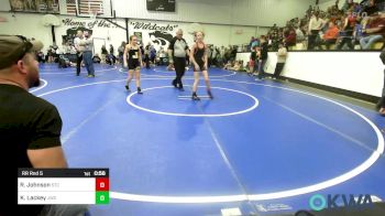 83-86 lbs Rr Rnd 5 - Rocklyn Johnson, Sallisaw Takedown Club vs Kyleagh Lackey, Jay Wrestling Club