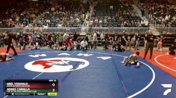 71 lbs Cons. Round 2 - Aeries Carrillo, Top Of The Rock Wrestling Club vs Abel VonWald, Douglas Wrestling Club