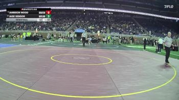 D1-106 lbs Semifinal - Jameson Wood, Brighton HS vs Jase Sensor, Hartland HS