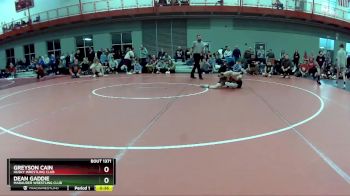 80 lbs Cons. Round 3 - Dean Gaddie, Marauder Wrestling Club vs Greyson Cain, Husky Wrestling Club