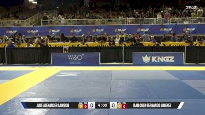 Ilan Coen Fernando Jimenez vs Jude Alexander Lawson 2026 Pan Kids Jiu-Jitsu IBJJF Championship
