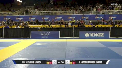 Ilan Coen Fernando Jimenez vs Jude Alexander Lawson 2026 Pan Kids Jiu-Jitsu IBJJF Championship