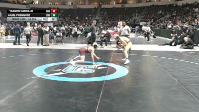 4A 106 lbs Cons. Round 3 - Mason Carrillo, Belen vs Anjel Fresquez, Los Alamos