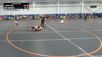 150 lbs Champ. Round 2 - Jason Dube, Unattached vs Trey Gregory, Roundtree Wrestling