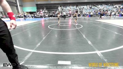 60 lbs Round Of 16 - Emalia Whalen, FLOW Academy vs Adalynn Ainslie, Motherlode Wrestling Club