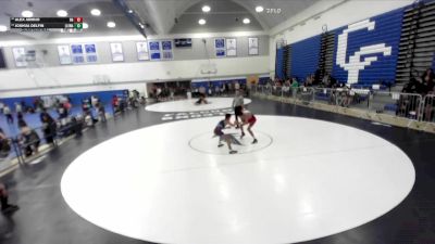 106 lbs Quarterfinal - Joshua Delfin, Lion Of Judah Wrestling Academ vs Alex Armijo, El Modena