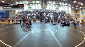 144 lbs Champ. Round 3 - Israel Bernard, New Smyrna Beach Sr H S vs Jude Campbell, Hagerty