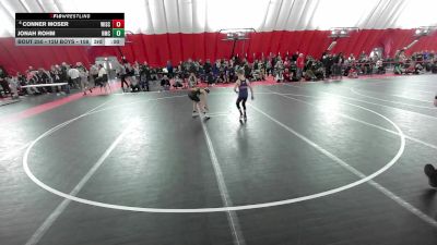 12U Boys - 67 lbs Cons. Round 5 - Easton Beyersdorf, Waupaca Wrestling Club vs Brody Hebel, Wisconsin