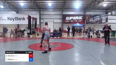 77 kg Round Of 32 - Dalton Harkins, West Point Wrestling Club vs Julian Beltran, NMU-National Training Center