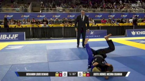 Benjamin Louis DeMaio vs Justo Jhoniel Medina Guaman 2026 Pan Kids Jiu-Jitsu IBJJF Championship