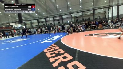 14U Boys Festival GR GR - 92 lbs Champ. Round 1 - Josiah Clemans, FordDynastyWrestlingClub vs Peerless Portrey, Big Cat Wrestling Club