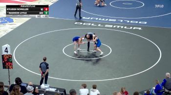110 lbs Champ. Round 1 - Kyliegh Schuller, West Central vs Madison Little, Aberdeen Central