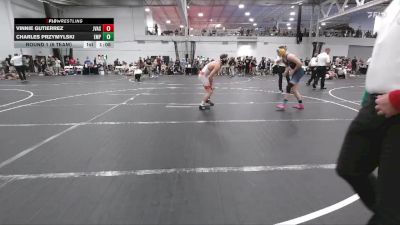 138 lbs Round 1 (6 Team) - Vinnie Gutierrez, JV All Stars vs Charles Przymylski, Empire