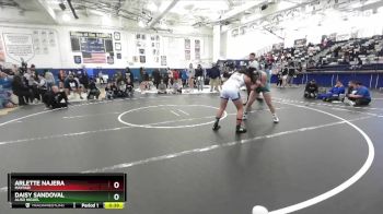 140 lbs 5th Place Match - ARLETTE NAJERA, Mayfair vs Daisy Sandoval, Aliso Niguel