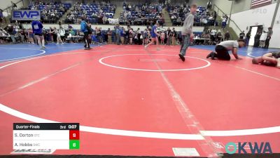 88 lbs Quarterfinal - Price Cunningham, Barnsdall vs Jaxton Kenyon, Gentry Youth Wrestling