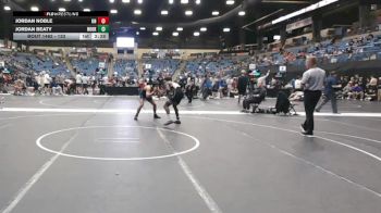 141 lbs Cons. Round 4 - Jordan Beaty, Northeast Oklahoma vs Jordan Noble, Unattached