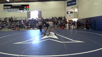 197 lbs Cons. Round 2 - Asa Goff, Vanguard vs Juan Carlos Escutia, Menlo College