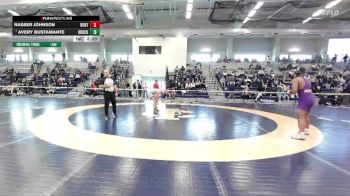 184 lbs Champ. Round 2 - Avery Bustamante, Brockport vs Naseer Johnson, Hunter