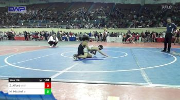 101 lbs Round Of 16 - Zach Alford, Westmoore Wresting vs Mason Mitchell, Tulsa Union