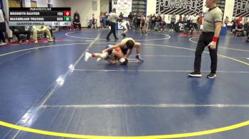 108 lbs Quarterfinal - Bronsyn Baxter, Forest Hills vs Maximilian Truong, Nova W.c.