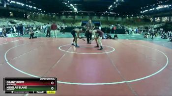 150 lbs Quarterfinal - Grant Rowe, BLACKWELL vs Nikolas Blake, Hagerty