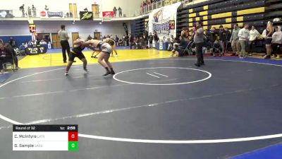 172 lbs Round Of 32 - Chase McIntyre, Latrobe vs Glenn Sample, Saegertown